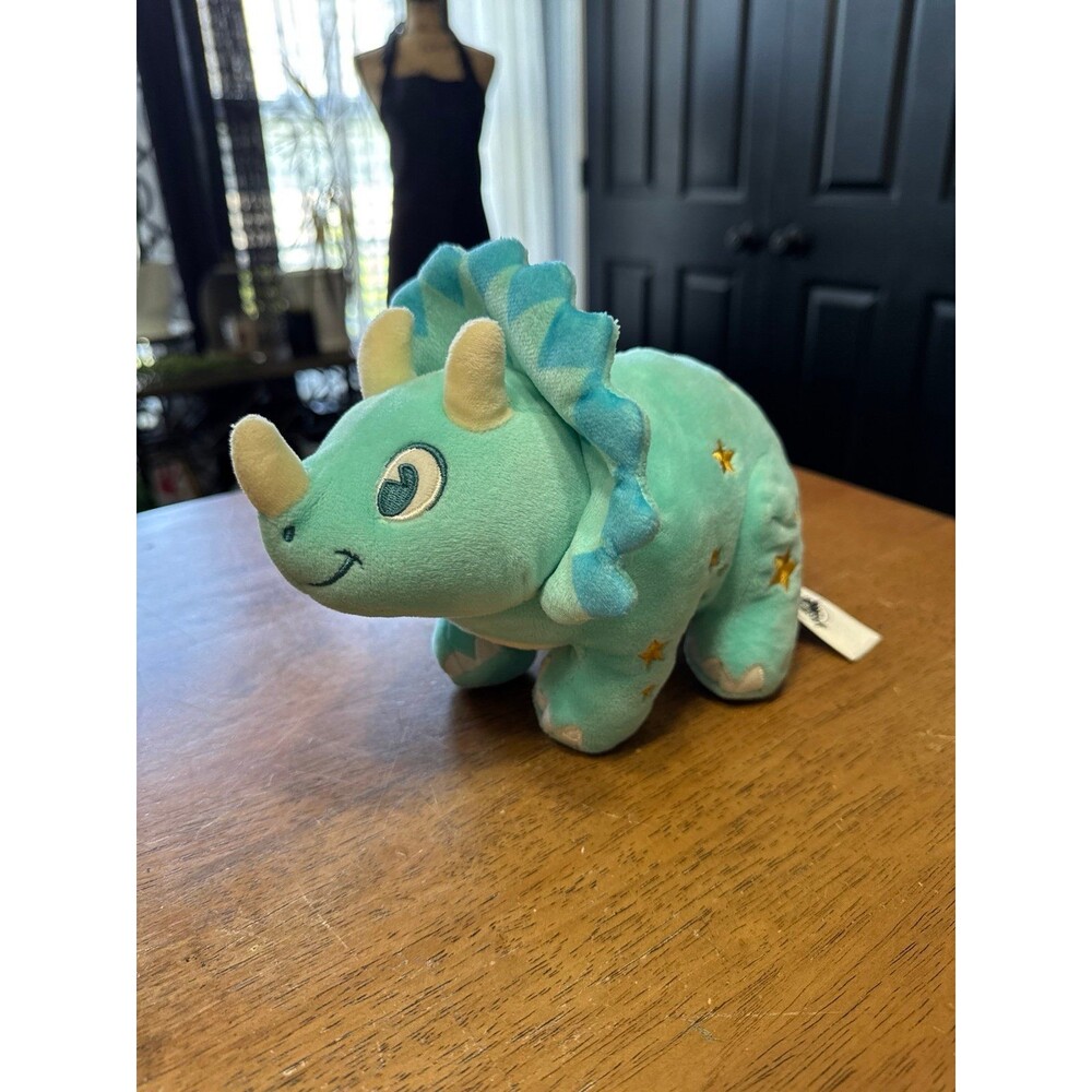 Blue Disney Animal Kingdom plush triceratops from Chester & Hester's Dino-Rama.